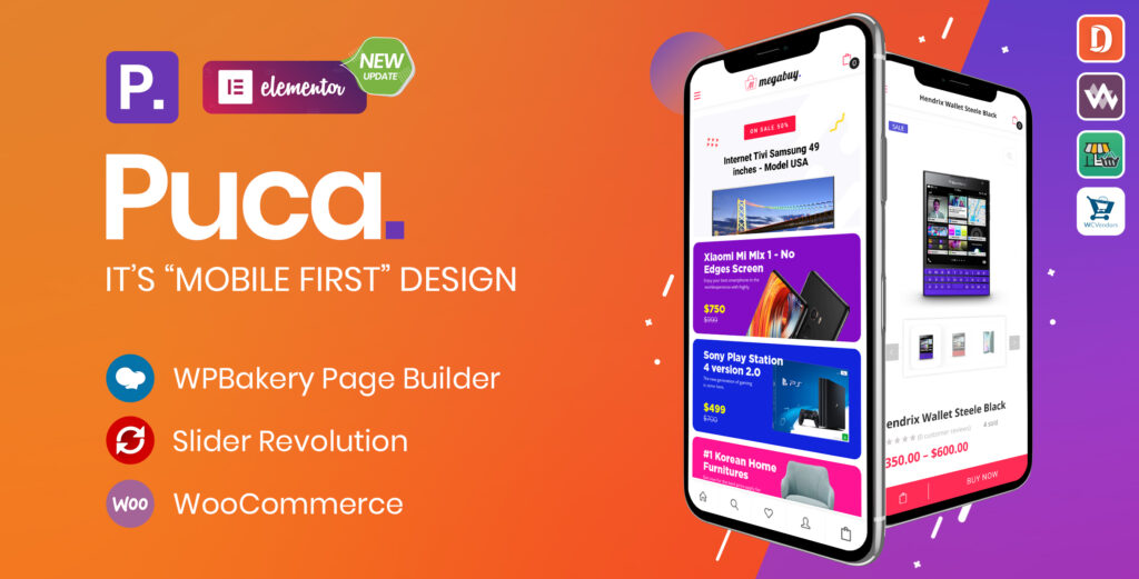 Puca v2.6.27 - Optimized Mobile WooCommerce Theme